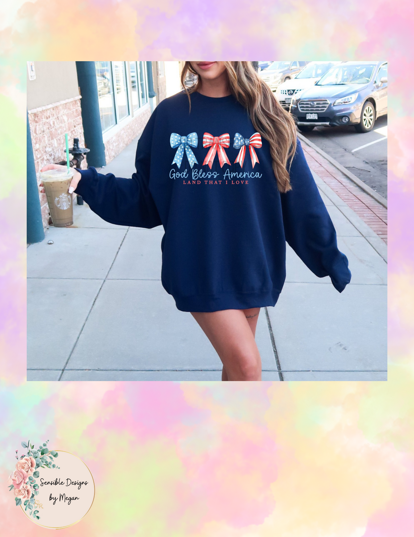 God Bless America w/ Bows