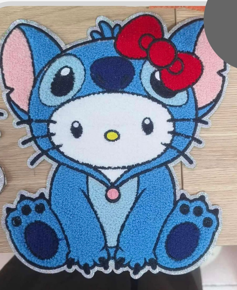 Stitch (Hello Kitty) Chenille Patch