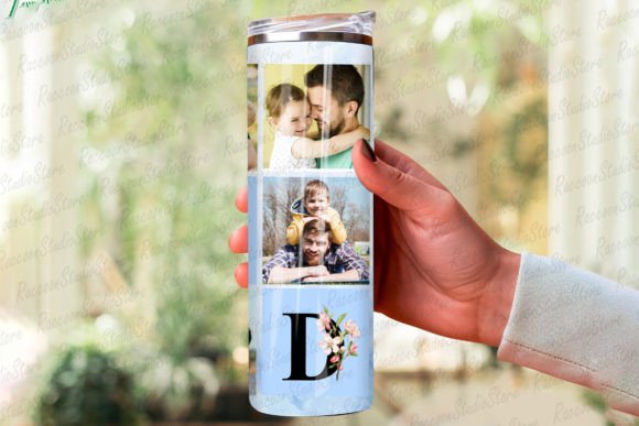 Dad 20 Oz Tumbler W/ Pictures