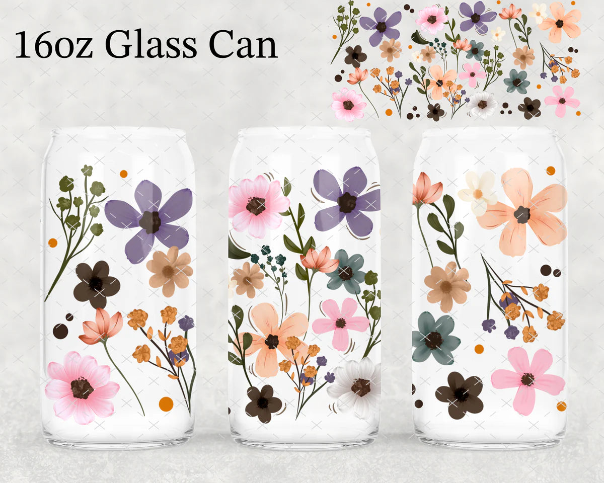 Floral Spring UV DTF Wrap