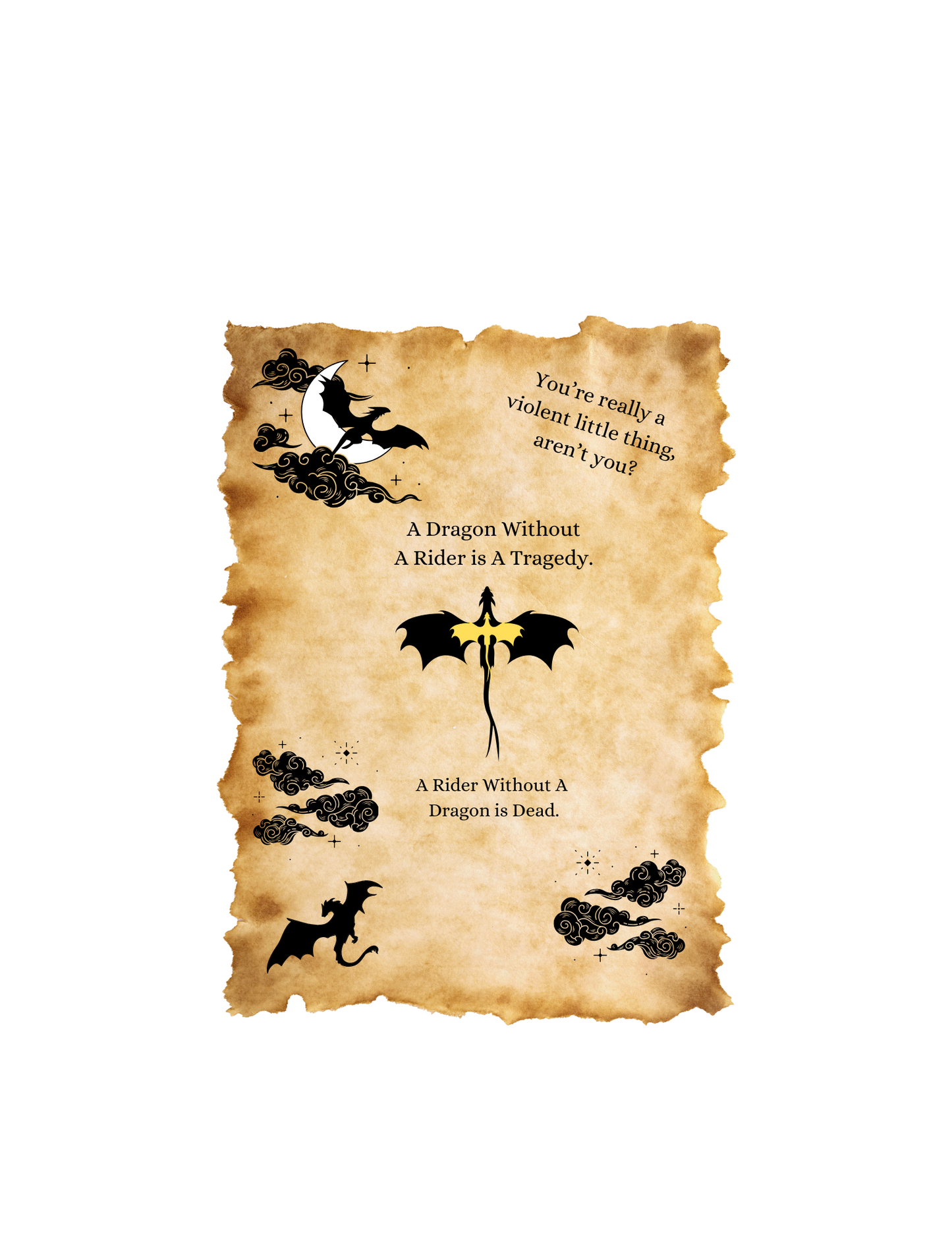 Fourth Wing Kindle Insert