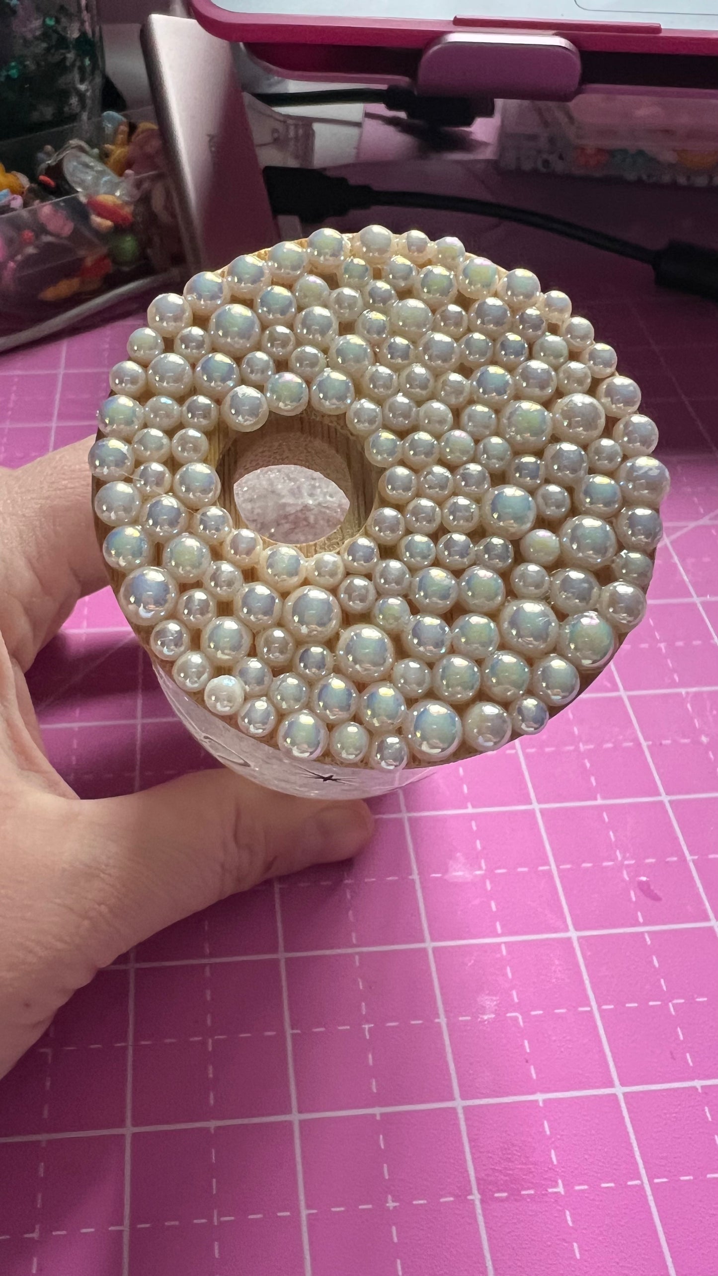 Heart shot glass w/lid