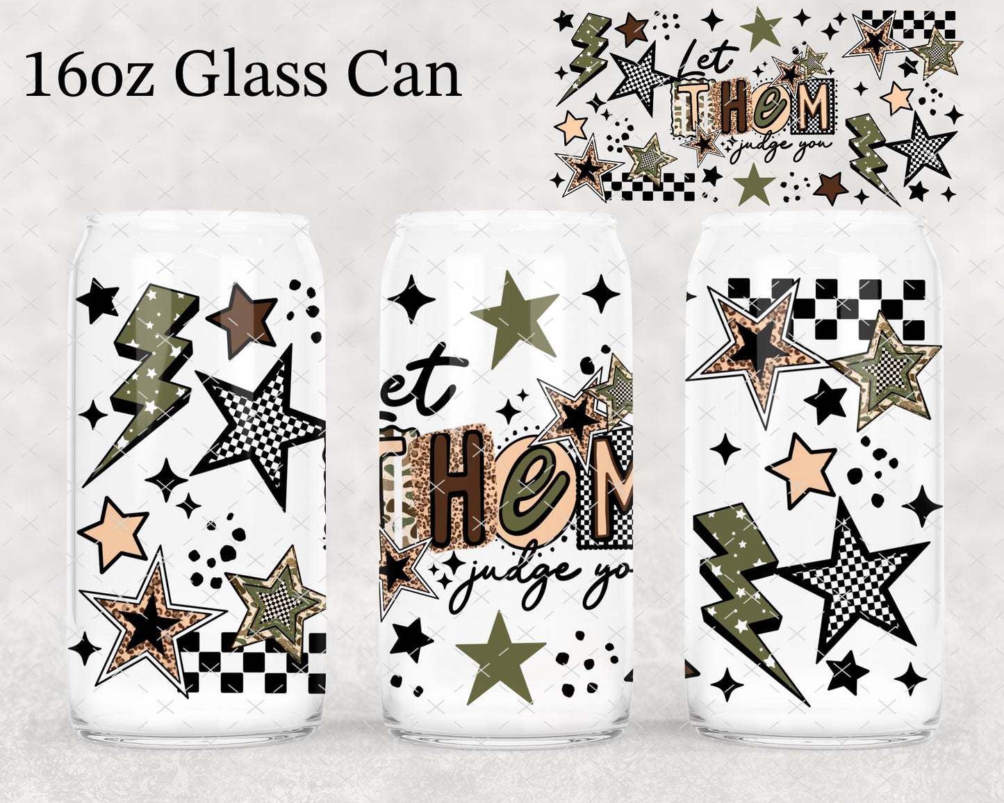 Let them Judge You UV DTF Wrap