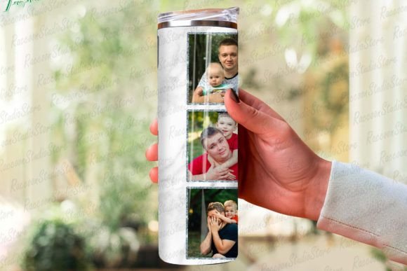 Dad 20 Oz Tumbler W/ Pictures