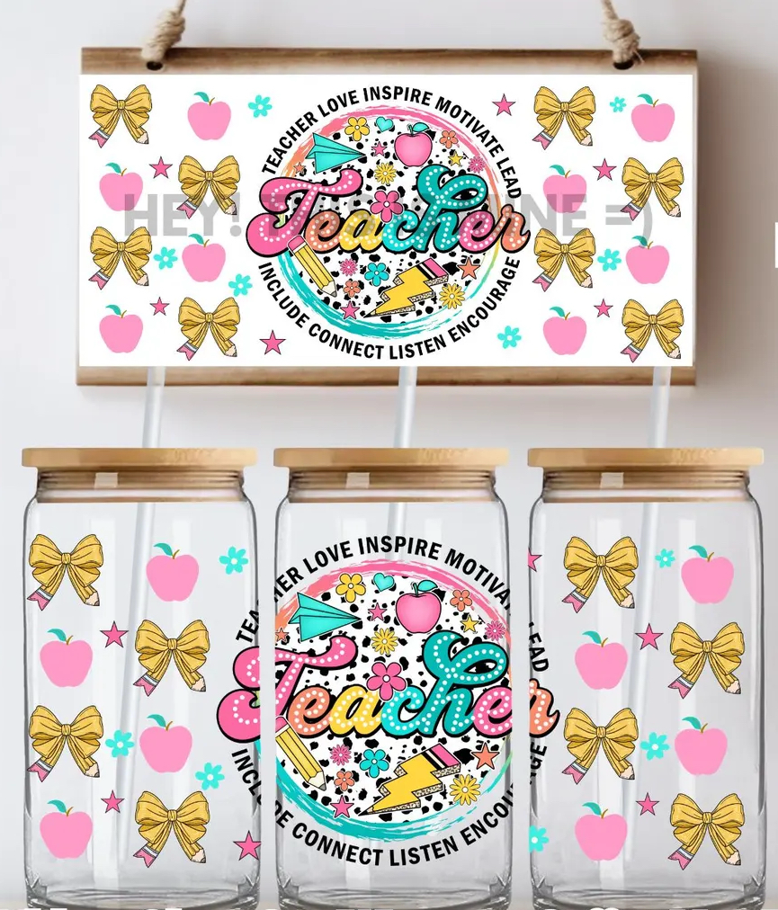 Teacher 20 oz Tumbler/16 oz Glass/40 oz SS/ 40 oz Acrylic