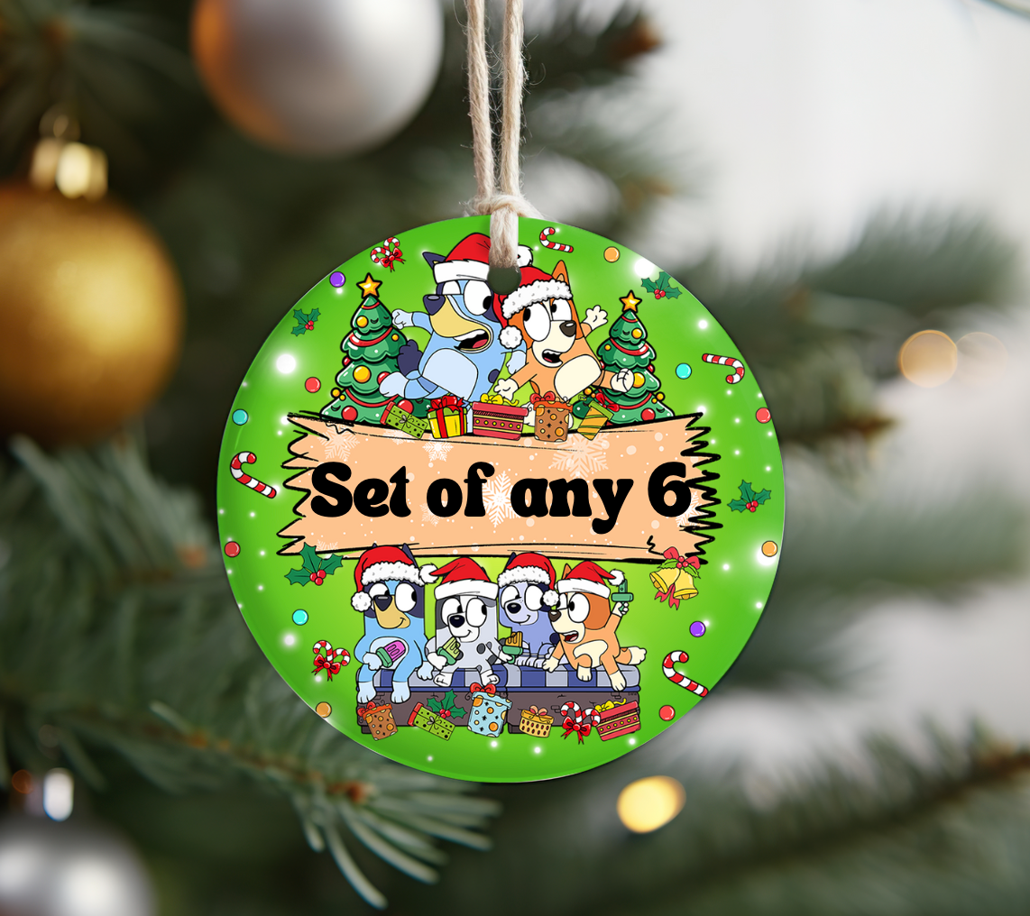 Bluey Ornaments