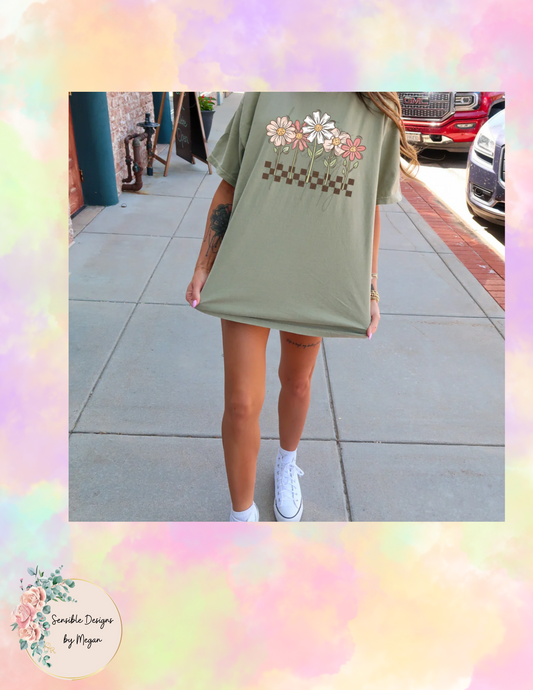 Checkered Floral