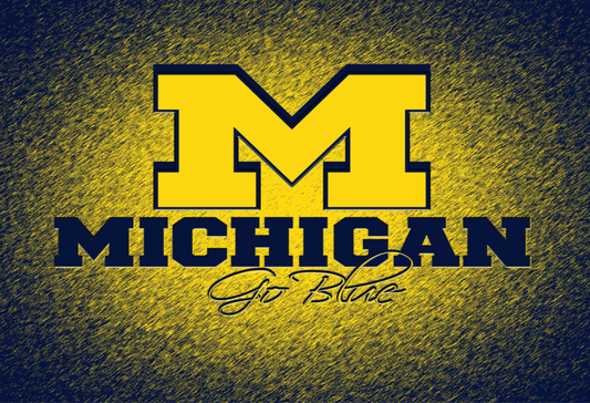 University of Michigan Sublimation Print