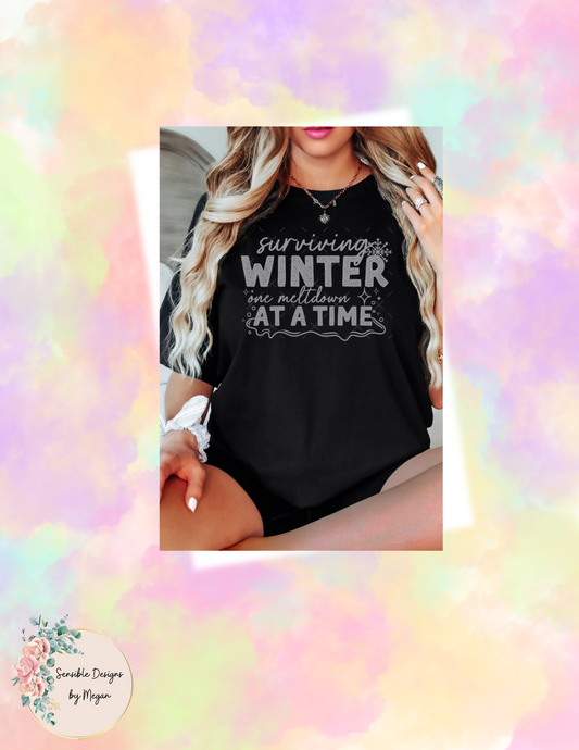 Surviving Winter One Meltdown @ a Time Screen Print