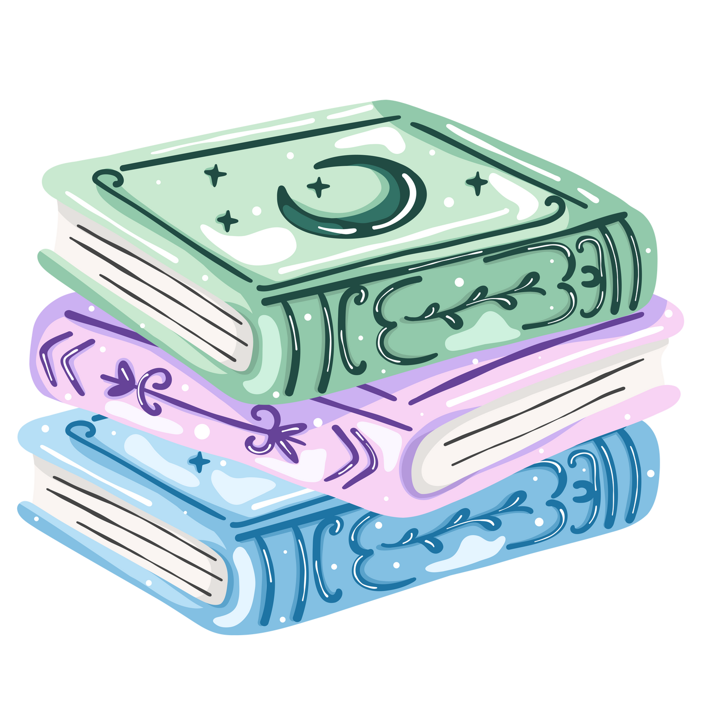 Sparkle Winter Book Stickers