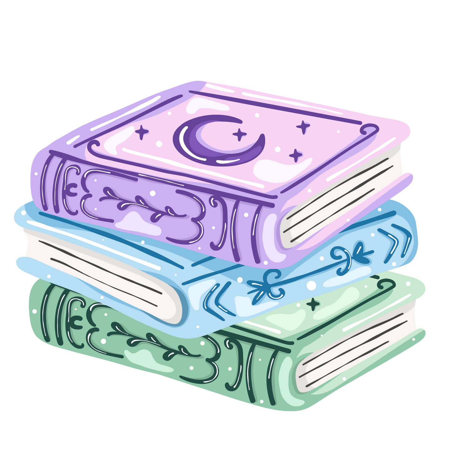 Sparkle Winter Book Stickers