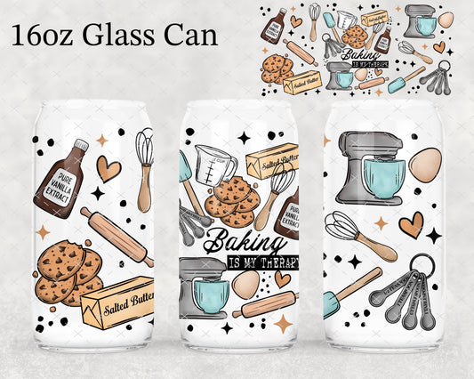 Baking is my Therapy UV DTF