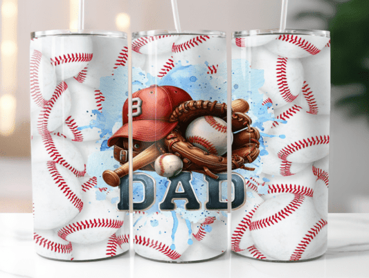 Baseball Dad 20 oz Tumbler