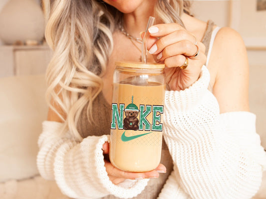 Coffee Bear UV DTF Decal