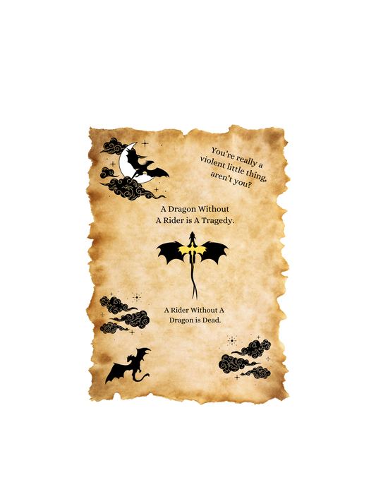 Fourth Wing Kindle Insert