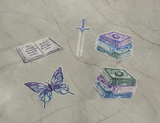 Sparkle Winter Book Stickers