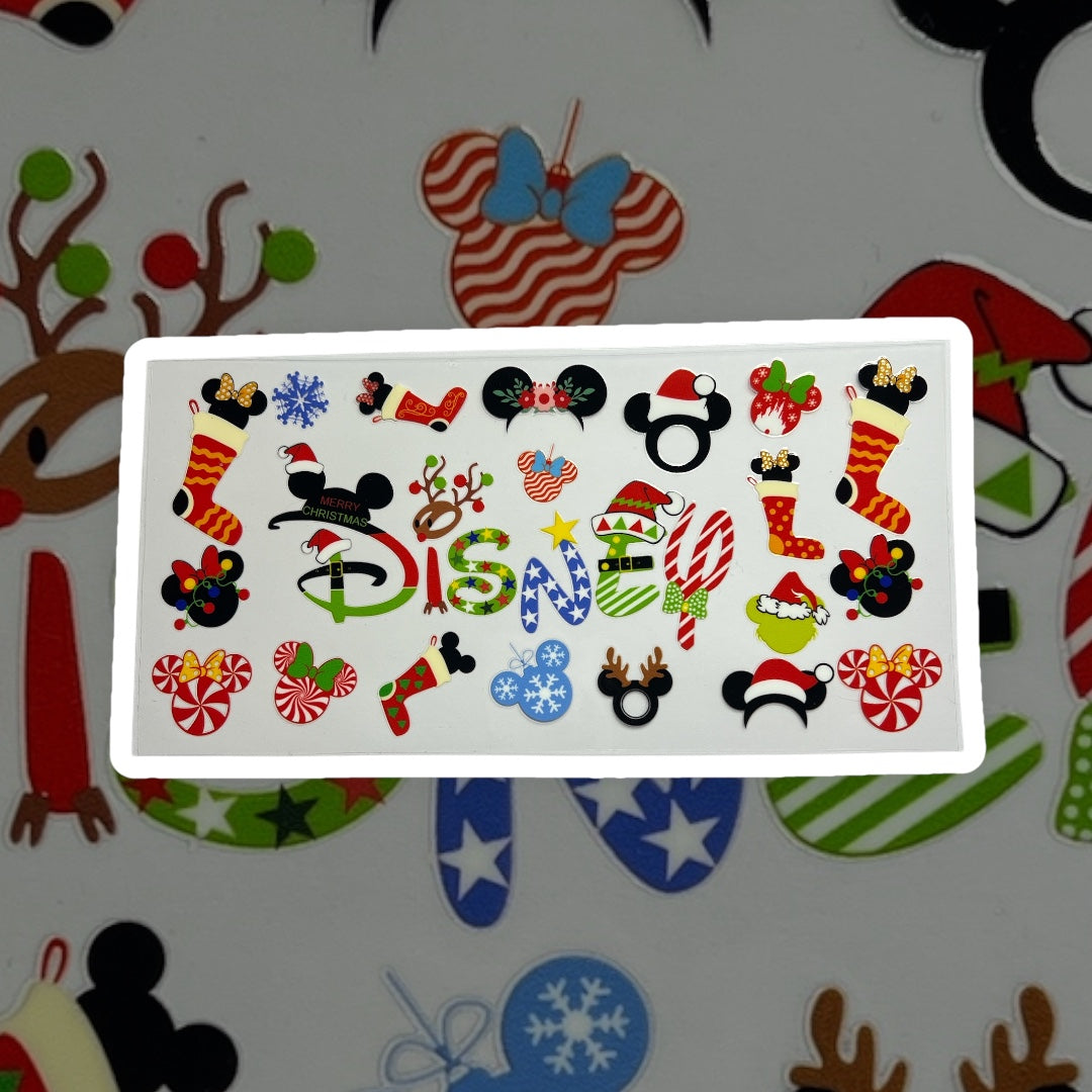 Disney Christmas Mouse UV DTF