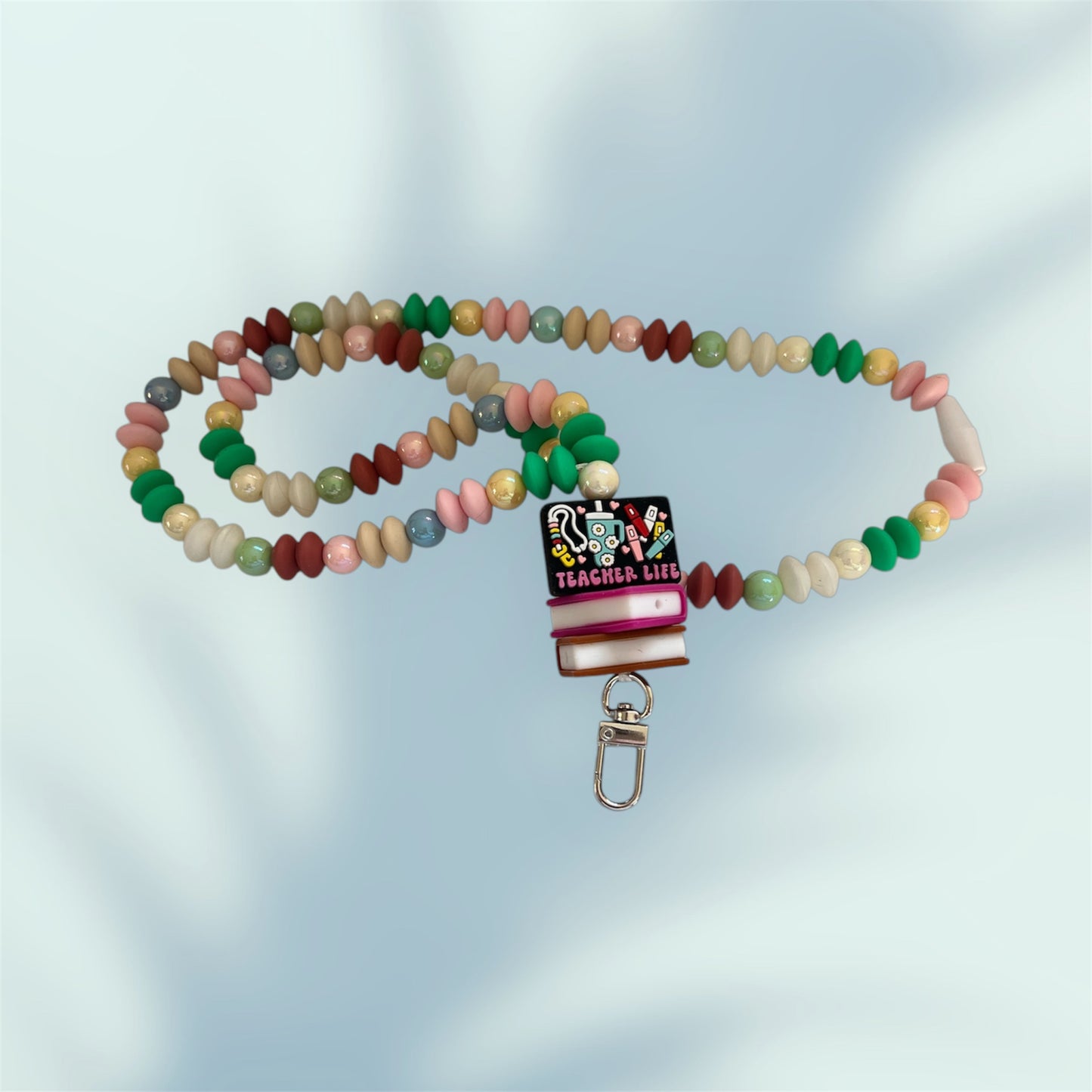 Teacher Life Silicone Lanyard