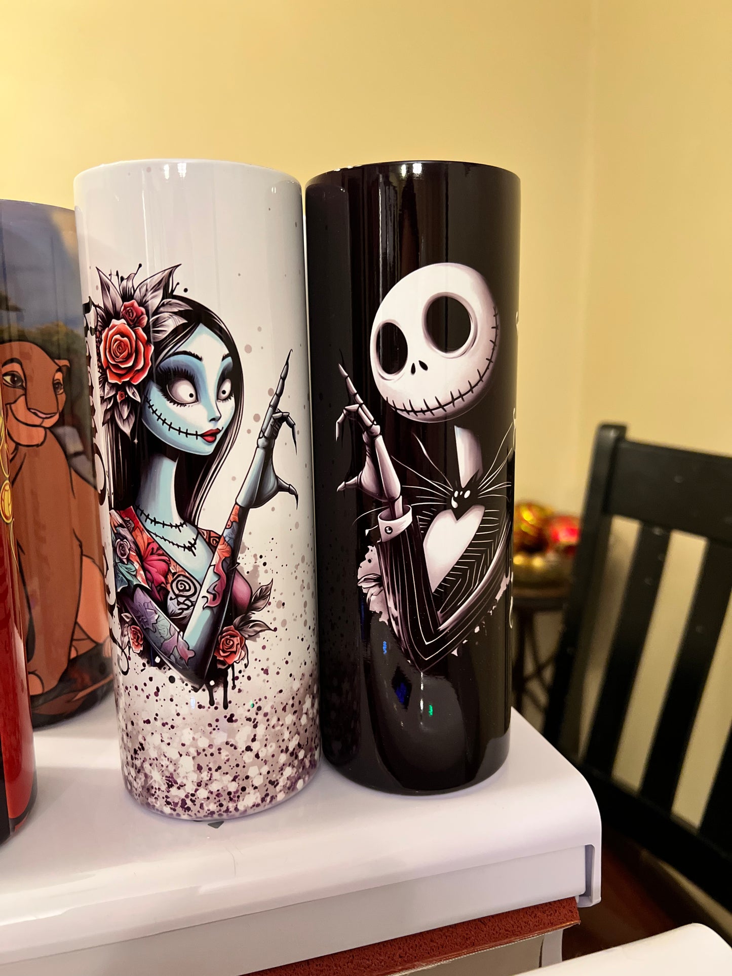 Pumpkin King and Queen Tumbler Set