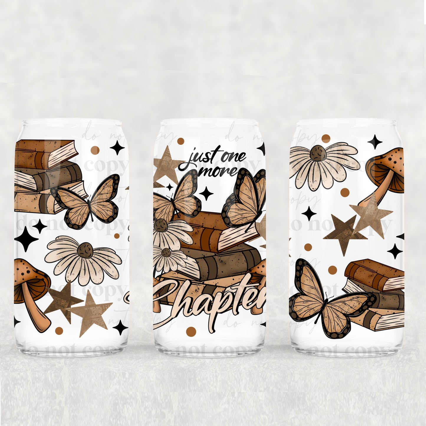 Just one more chapter UV DTF Wrap