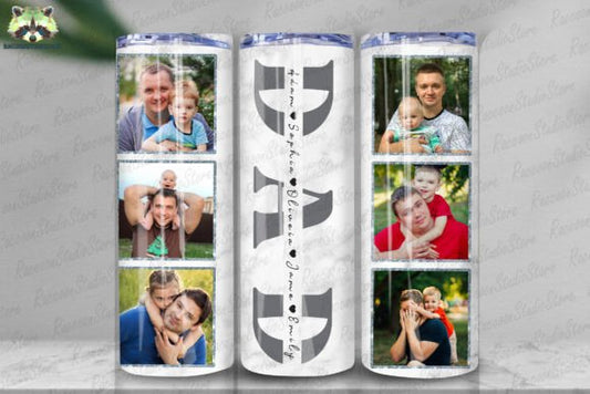 Dad 20 Oz Tumbler W/ Pictures