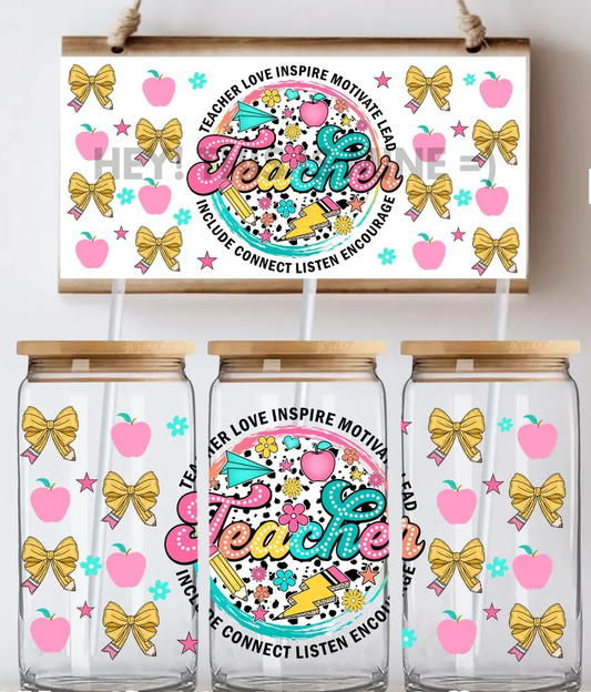 Teacher 20 oz Tumbler/16 oz Glass/40 oz SS/ 40 oz Acrylic