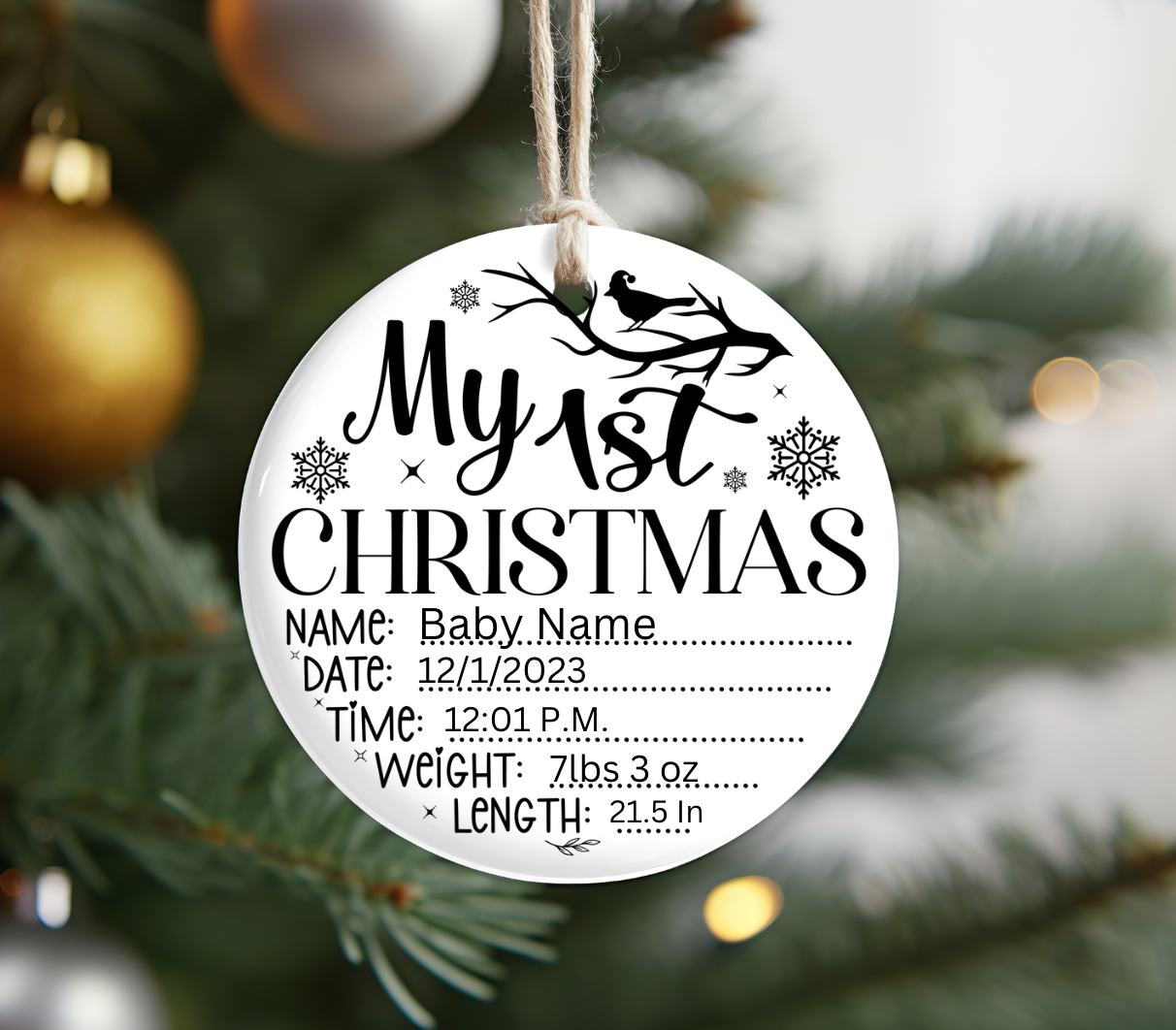 Baby's First Christmas Ornaments