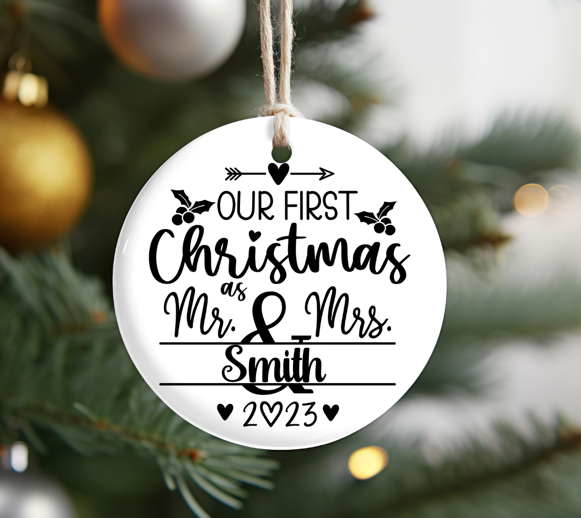 First Married Christmas Ornaments