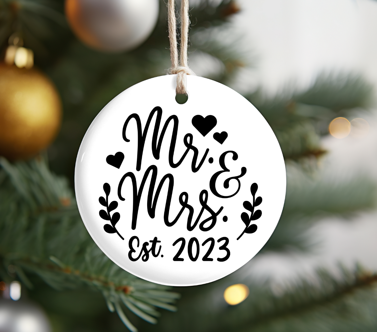 First Married Christmas Ornaments