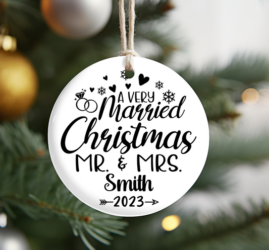 First Married Christmas Ornaments