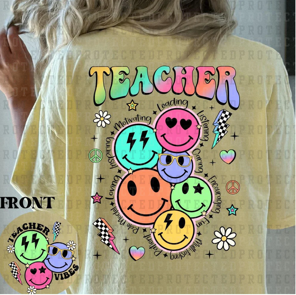 Retro Teacher Crew Neck/Hoddie